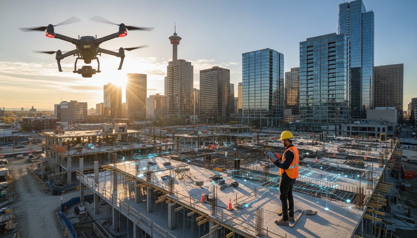 Drone Photography for Construction in Calgary: A Professional Case Study on Progress Tracking