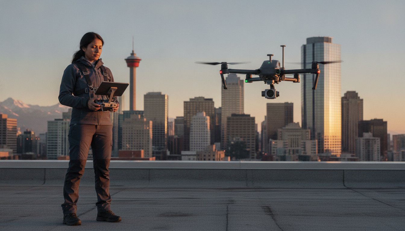 Controlled Airspace Drone Photography in Calgary: A Professional Guide (2026)