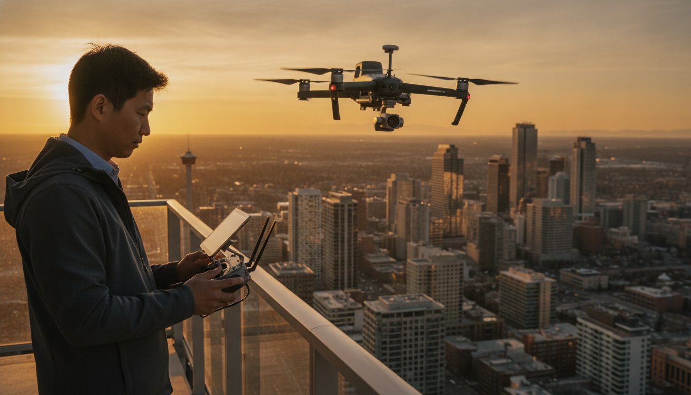 Controlled Airspace Drone Photography in Calgary: A Professional Guide (2026)