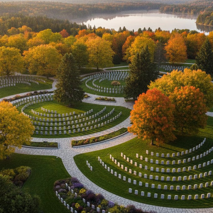 The Art of Memorial Garden Aerial Photography: A Professional Canadian Guide