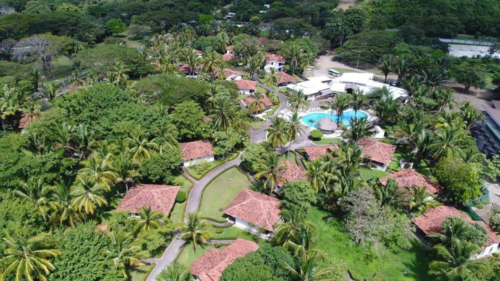 Aerial view of a resort in Costa Rica