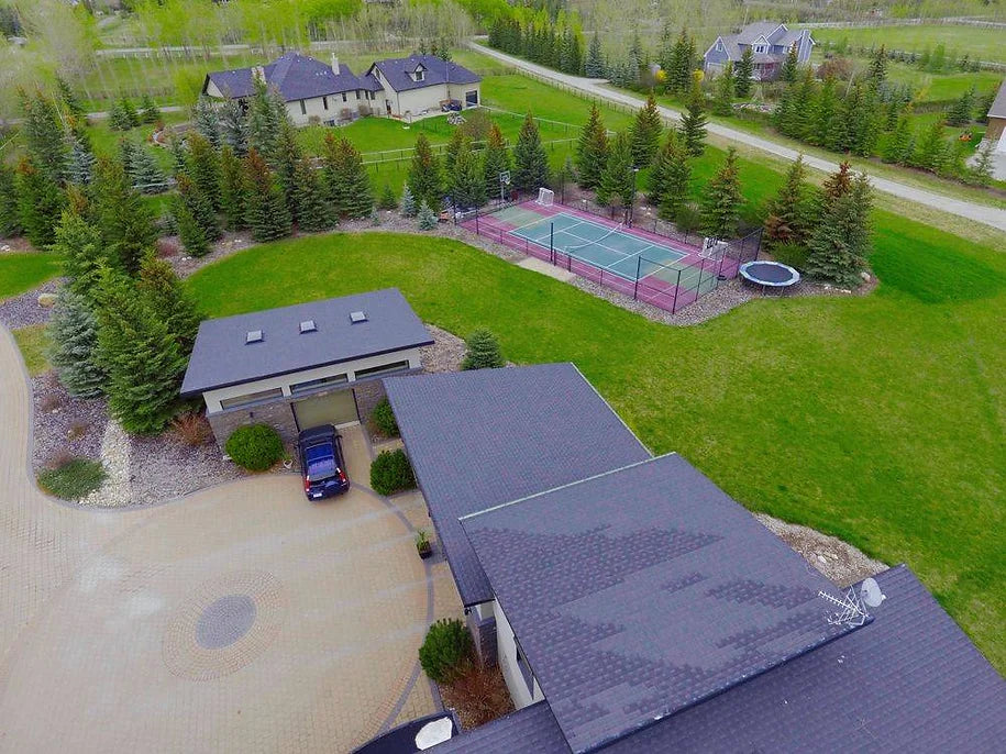 Aerial photo of upscale acreage property #1